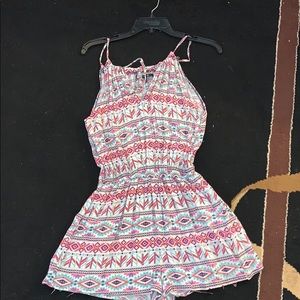 Printed romper